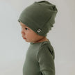 Baby Long-Sleeve Bamboo Onesie | Smoked Pine