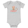 Baby short sleeve one piece - My First Christmas