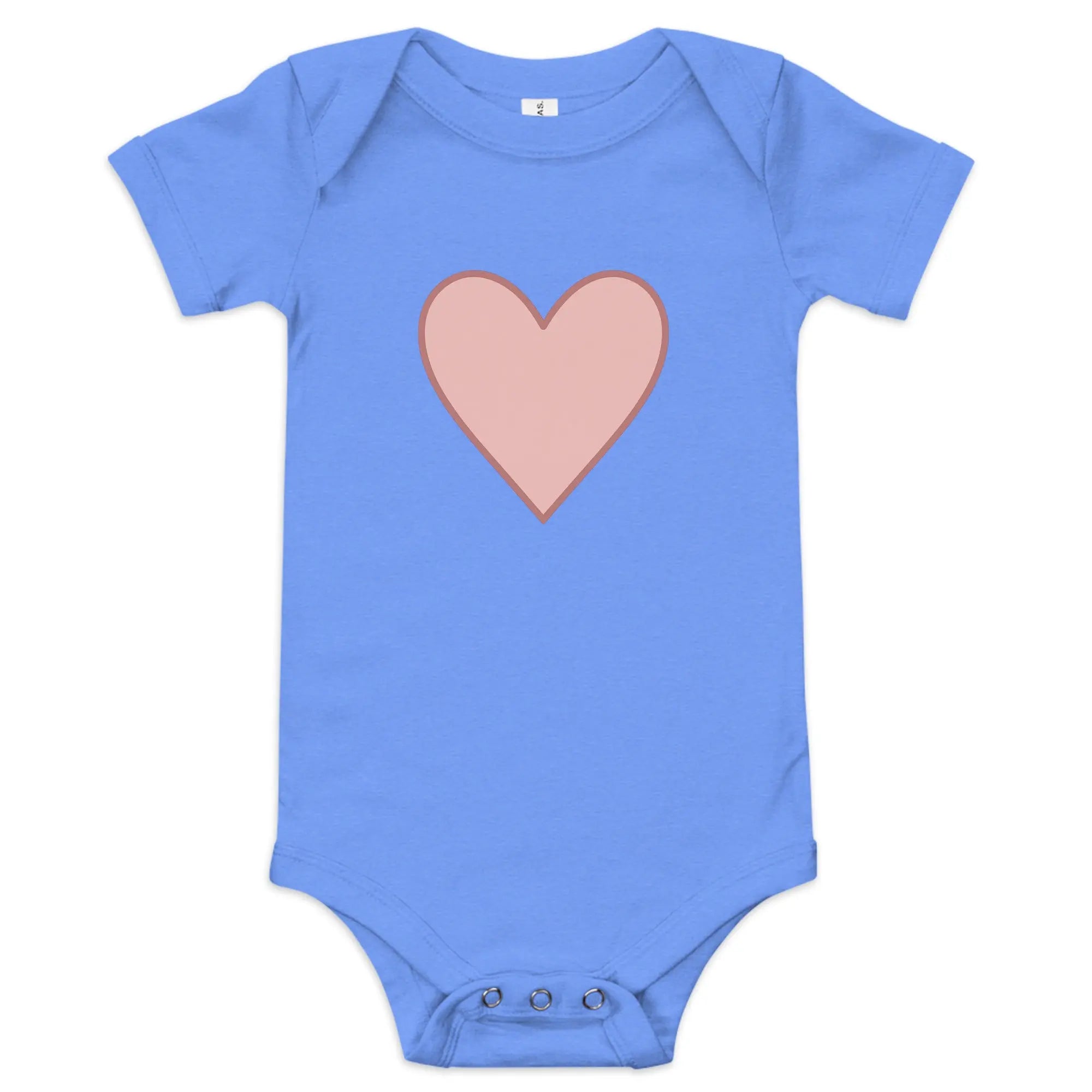 Baby short sleeve one piece - Big Heart