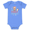 Baby short sleeve one piece - My First Christmas