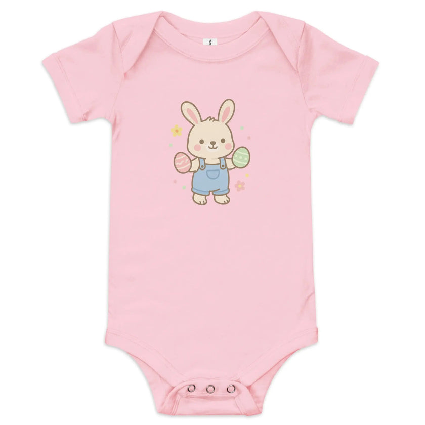 Baby short sleeve one piece - Little Bunny