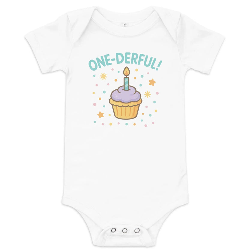Baby short sleeve one piece - One-Derful