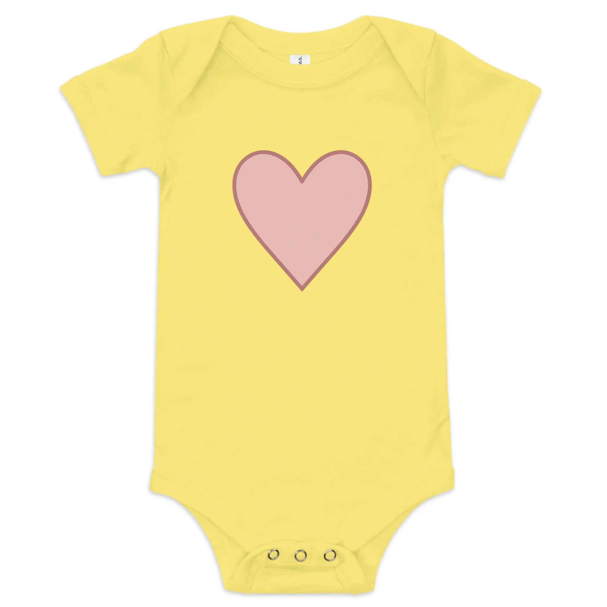 Baby short sleeve one piece - Big Heart