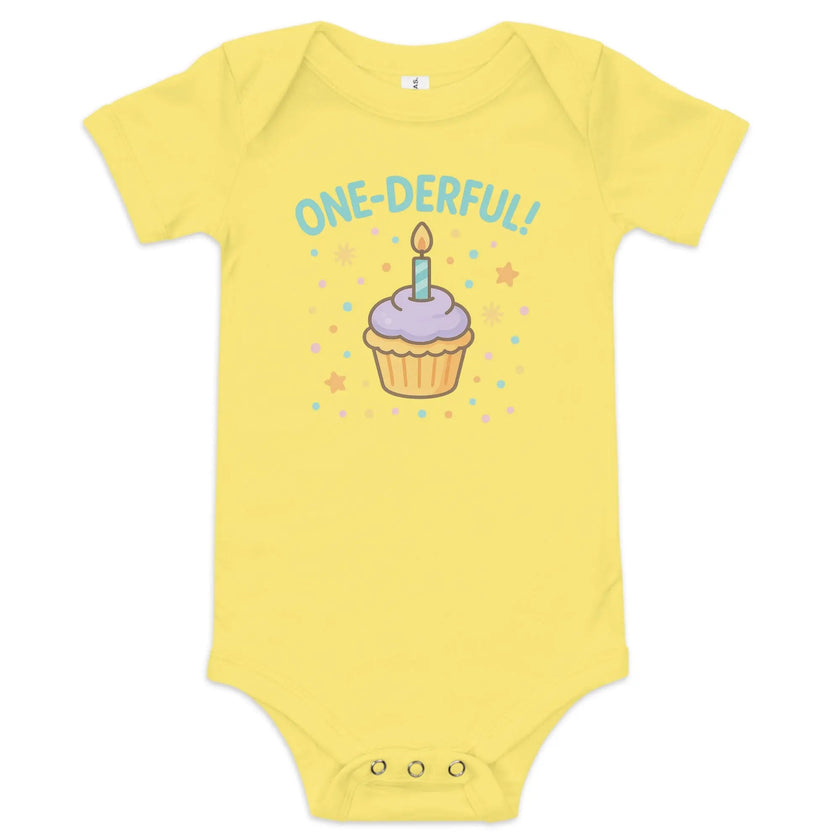 Baby short sleeve one piece - One-Derful