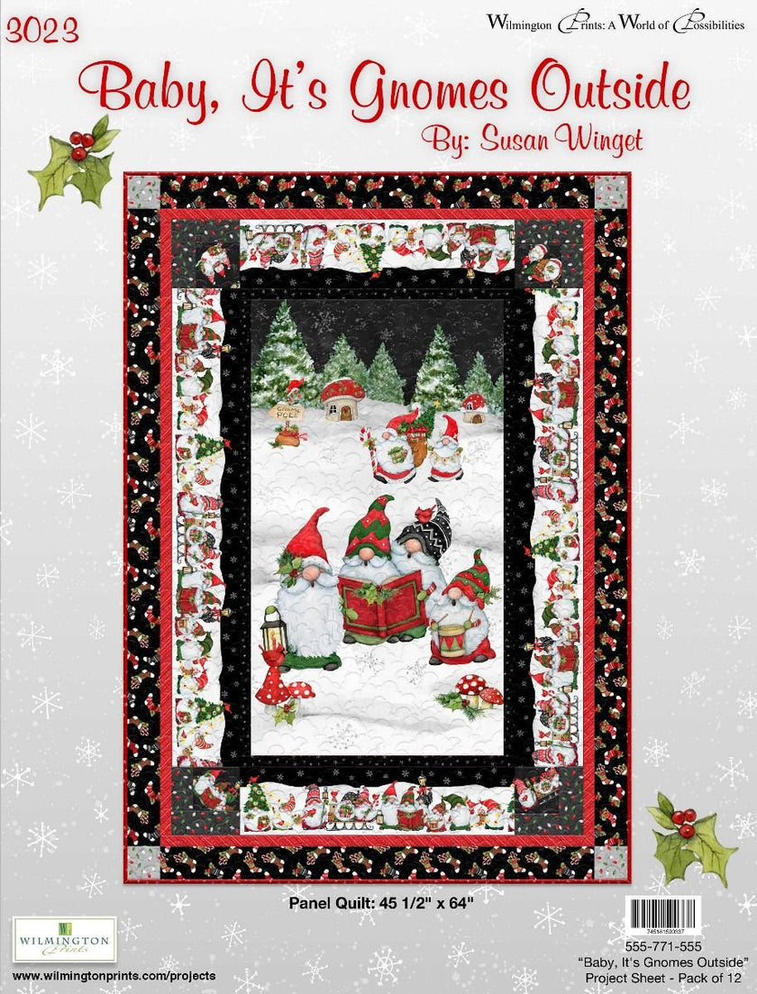 Baby, It's Gnomes Outside - Quilt Pattern Free Download