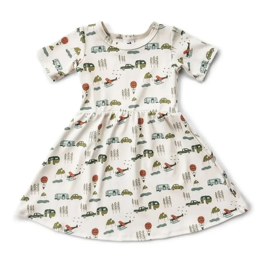 Baby/Kids' Bamboo Daphne Dress | Camping