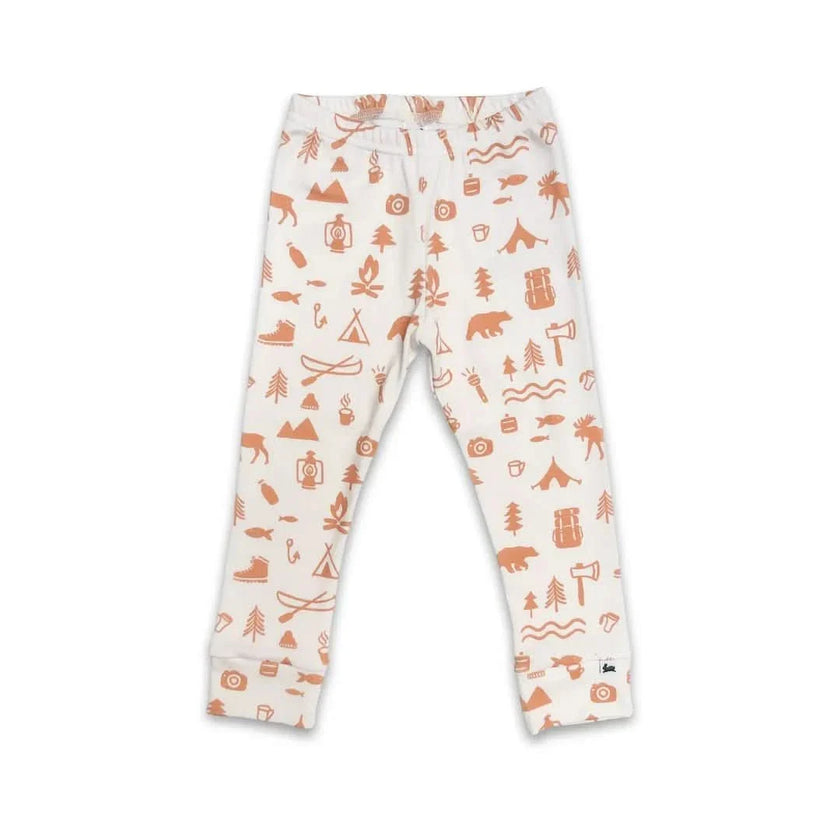Baby Bamboo Leggings | Rainbow Stripe