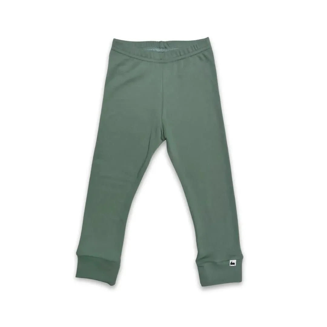 Baby Bamboo Leggings | Leaf Green