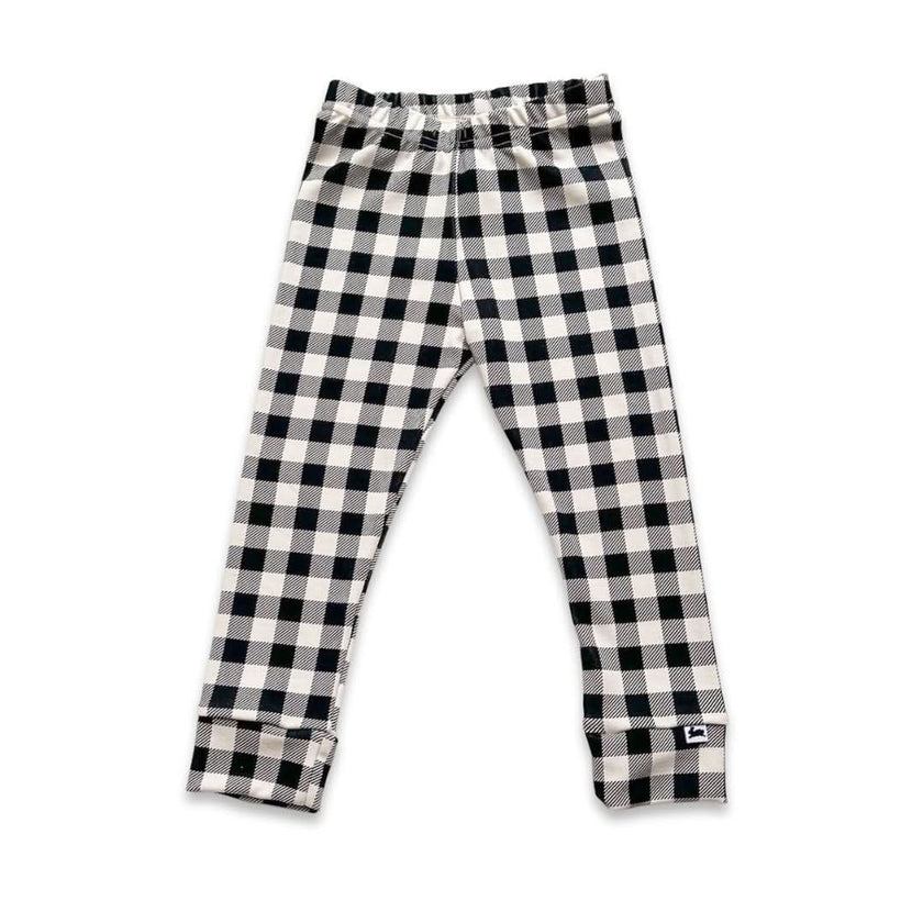 Kids' Bamboo Leggings | Bison Plaid