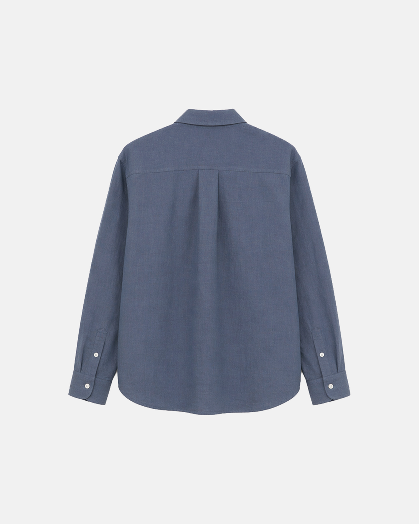 Chemise classique effet lin