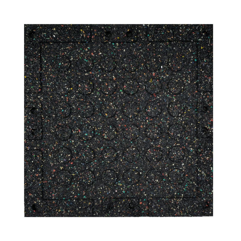 HAJEX Hard Floor Mats for Gym - Pack of 6