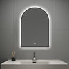 Backlit Frame Arched LED Mirror with Motion Sensor, Anti-Fog