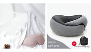 3D Stereo Contoured Sleep Eye Mask – Memory Foam Blackout Mask (Black, Rose Pink, Silver)