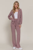 Mauve Supersoft Zip Hoodie