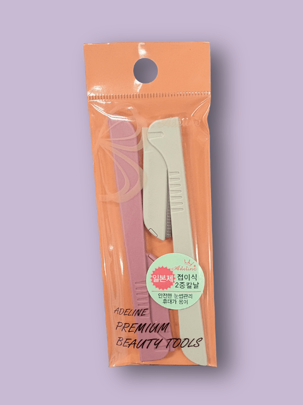 B.Adeline Folding Eyebrow Razors 2 PC