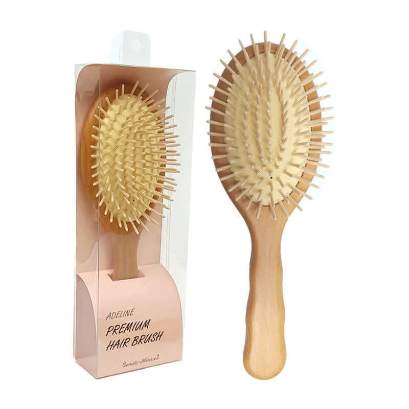B.Adelline Cushion Wooden Hair Brush