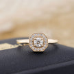Bague Art Deco en or 14K - 18K et diamants