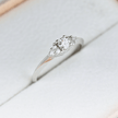 Bague Cluster en or 14K -18K ou platine et diamants