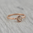 Bague diamant sel & poivre