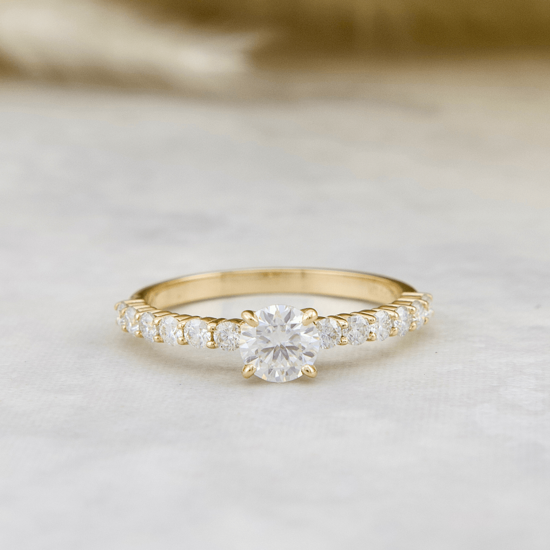 Bague Éclat Moissanites 0.5 ct + 0.42 ctw