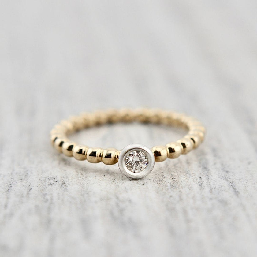 Bague Épure Diamant 0,07 CT