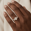 Bague Fancy or 14K -18K ou platine et diamants
