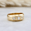 Bague Princesse en or 14K - 18K ou platine et diamants