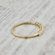 Bague semi-éternité à 8 moissanites en or 10K ou argent sterling