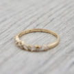 Bague semi-éternité Marquise en or 14K et diamants