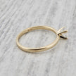Bague solitaire Classique en or 10K et moissanite 0,5 ct