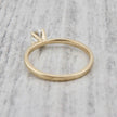 Bague solitaire Classique en or 10K et moissanite 0,5 ct
