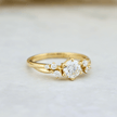 Bague solitaire Torsade en or 14K - 18K ou platine et diamant 0,55 ct