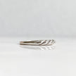 Bague torsadée en argent sterling 925 | SYLVA