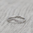 Bague V en argent sterling