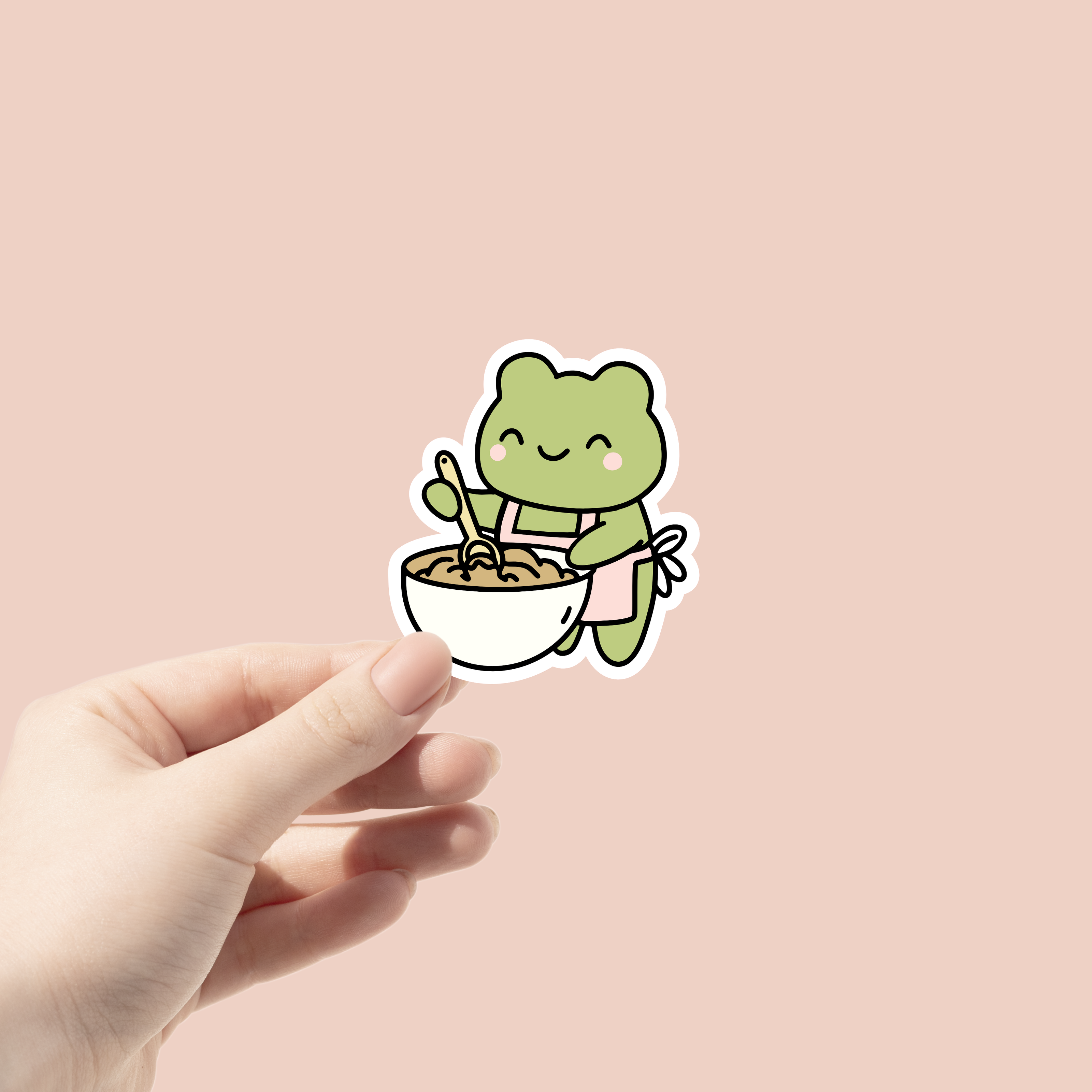 Autocollant Grenouille Cuiseur