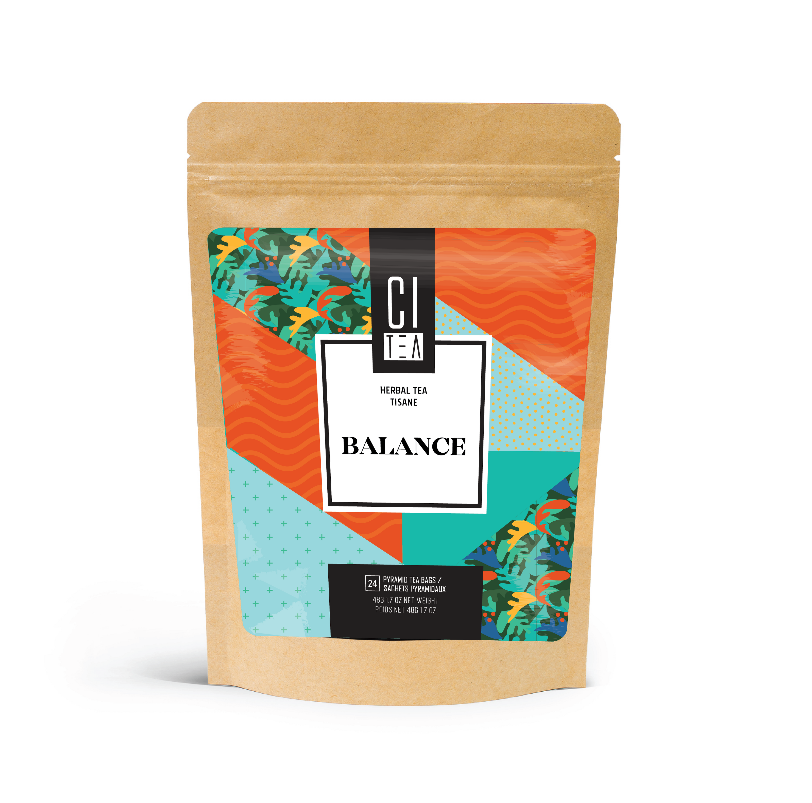 Balance Herbal Tea Pyramid Tea Bags