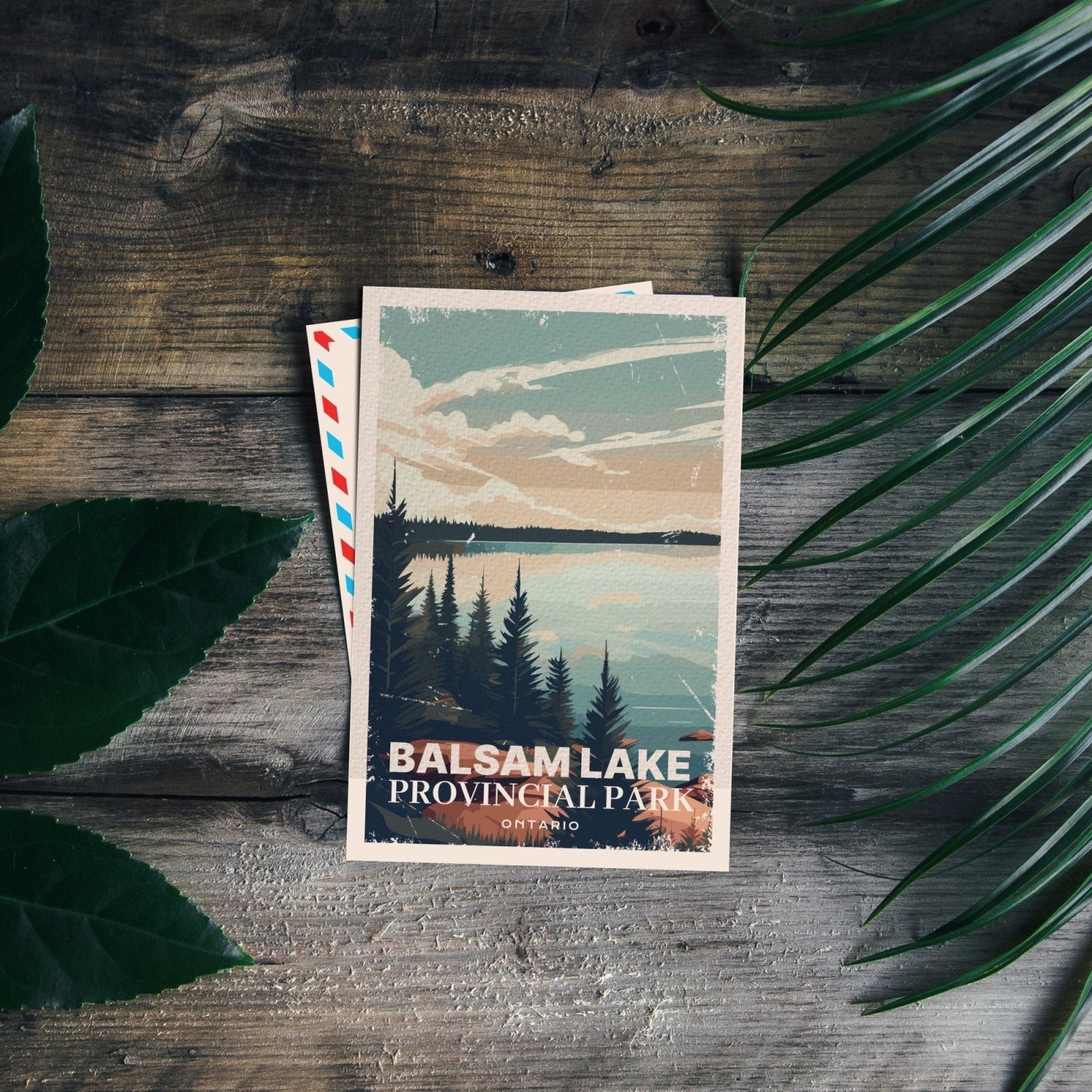 Balsam Lake Ontario Provincial Park Postcard, Canada Parks