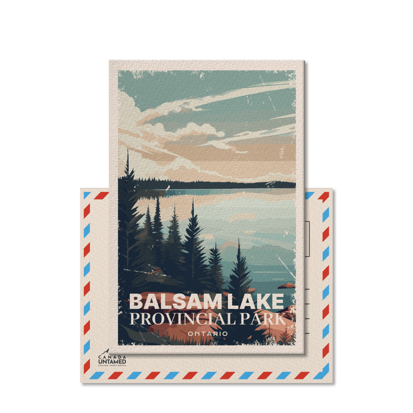 Balsam Lake Ontario Provincial Park Postcard, Canada Parks