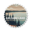Balsam Lake Ontario Provincial Park Waterproof Vinyl Sticker, Canada Parks