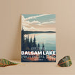 Balsam Lake Provincial Park 'Explored' Poster, Canada Parks