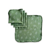 Bamboo Baby Washcloths (Pack Of 5) | Sprig Leaf Green