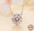 Dazzling Diamond Alternative: 1ct Moissanite Sterling Silver Pendant Necklace