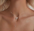 Angelic Elegance: Sterling Silver Angel Wing Necklace