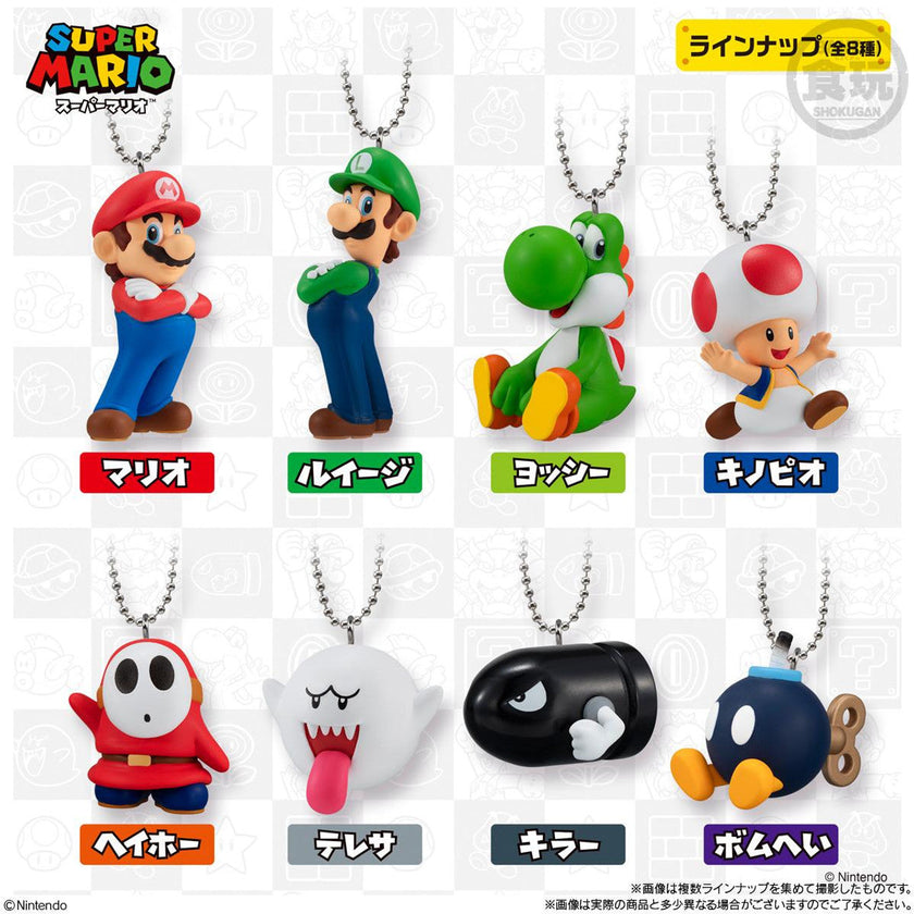 Super Mario Mascot Charm Collection (1 Box) (Blind Box)