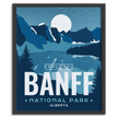 Banff National Park 'Explored' Poster, Canada Parks