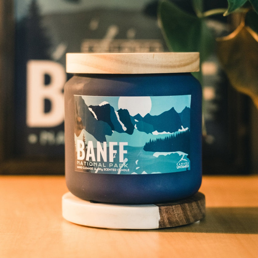 Banff National Park 'MIND CLEANSE' Scented Candle, Canada Parks