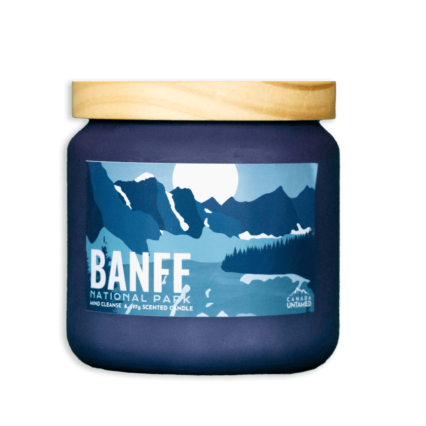 Banff National Park 'MIND CLEANSE' Scented Candle, Canada Parks