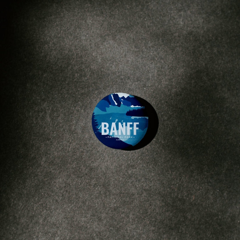 Banff National Park of Canada Pinback Button, Canada Parks