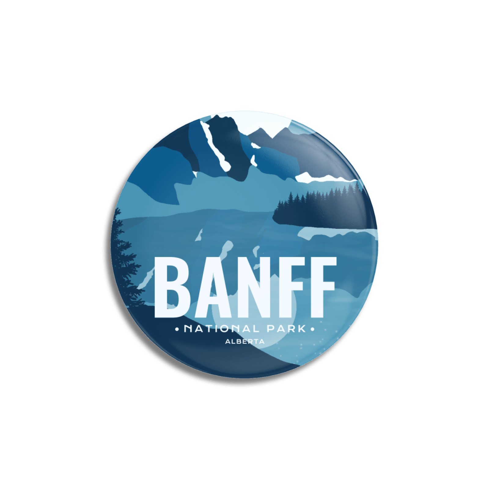 Banff National Park of Canada Pinback Button, Canada Parks