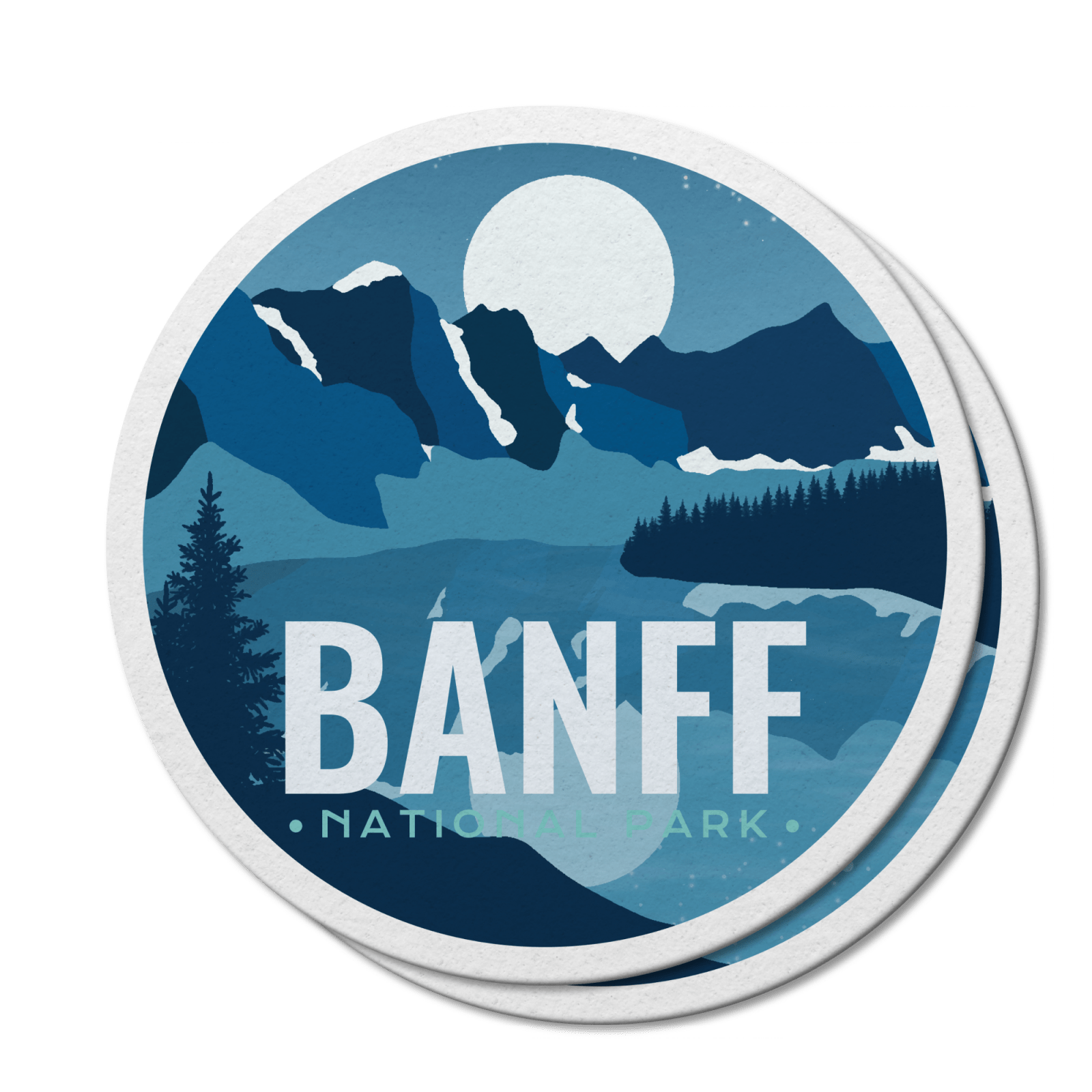Banff National Park of Canada Waterproof Vinyl Sticker, Canada Parks